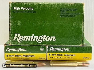 Remington 8mm Rem Mag 185gr & 220gr Core Lokt Nice Clean Ammo!