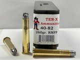 TEN-X 40-82 Winchester 260gr RNFP 20 Round Factory Loaded in Excellent Condition! - 1 of 6