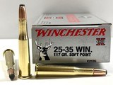 Winchester 25-35 Win 117gr Soft Point 20 Round Boxes in Factory New Condition!