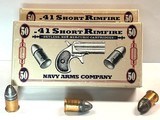 Navy Arms .41 Short Rimfire 50 Round Boxes in Excellent Condition!