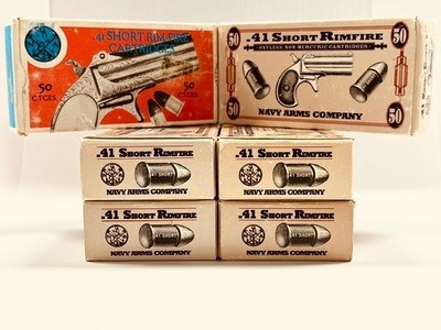 Navy Arms .41 Short Rimfire 50 Round Boxes in Excellent Condition! - Image 1 of 8