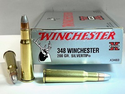 Winchester 348 Win 200 Grain Silvertip 20 Round Box in New Condition!