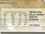 Nosler Custom 350 Rem Mag 225gr Partition 40 Rounds in Factory Sealed Cases - 3 of 3