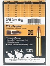 Nosler Custom 350 Rem Mag 225gr Partition 40 Rounds in Factory Sealed Cases - 3 of 5