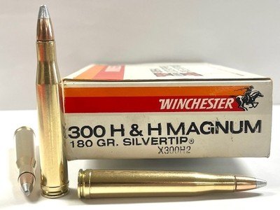 Winchester 300 H&H Mag 180 Grain Silvertip in Like New Condition!