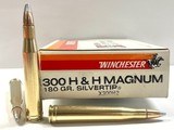 Winchester 300 H&H Mag 180 Grain Silvertip in Like New Condition!