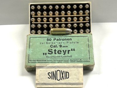 Sinoxid 9mm Steyr 50 Round Boxes in Great Condition Ammo is Clean