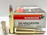 Winchester 348 Win 200gr Silvetip Commemorative Browning Model 71 Nice! - 2 of 5
