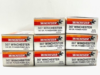 Winchester 307 Win 150 Grain and 180 Grain Power Point Factory Loaded in Excellent Condition