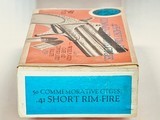 Navy Arms .41 Short Rim-Fire Commemorative Ctges. Nickel & Copper Plated 50 Round Box Collector Grade Excellent! - 5 of 7