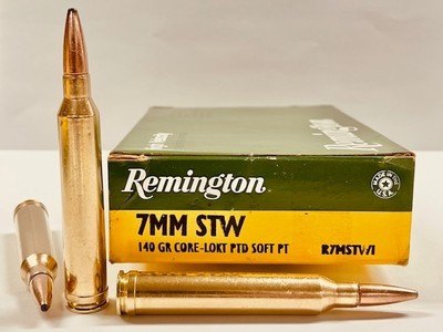 Remington 7mm STW 140gr Core-Lokt Factory Loaded 20 Round Boxes in Excellent Condition! - Image 1 of 5