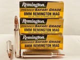 Remington Premier Safari Grade 8mm Remington Mag 200gr Swift A-Frame PTD SP 47 Factory Rounds - 1 of 5