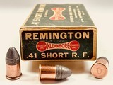 Remington 41 Short Rimfire 50 Round Dogbone Box Excellent! - 1 of 6