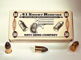 Navy Arms 41 Short Rimfire 85 Rounds in Excellent Condition! - 2 of 7