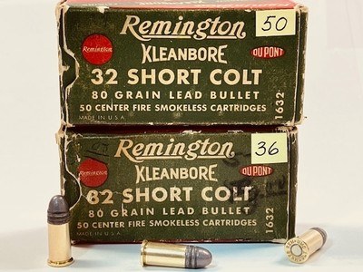 Remington 32 Short Colt 80 Grain Lead 86 Rounds - Image 1 of 3