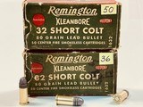 Remington 32 Short Colt 80 Grain Lead 86 Rounds - Image 1 of 3
