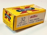 Winchester Western 32 Long Colt 82 Grain Lubaloy Full 50 Round Box Nice Ammo! - Image 2 of 7