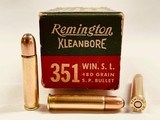 Remington 351 Win. Self Loading 180gr Soft Point 49 Factory Loaded Rounds Nice! - Image 1 of 7
