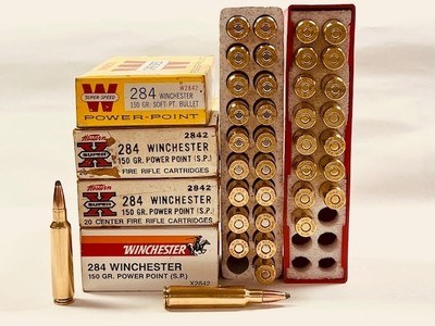Winchester 284 Win 150 Grain Power-Point 116 Rounds Factory Loaded Excellent Condition! - Image 1 of 2