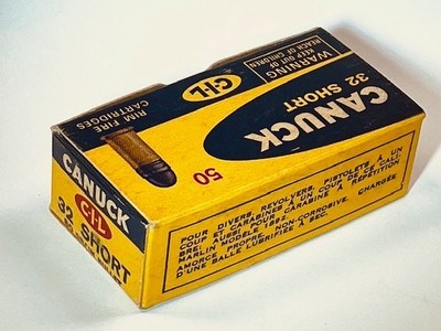 Canuck 32 Short Rimfire 80gr Bullet 50 Round Box Excellent Condition! - Image 4 of 6