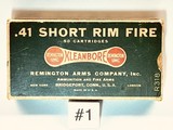 Remington UMC Kleanbore 41 Short Rimfire 50 Round Box Nice! - Image 1 of 8