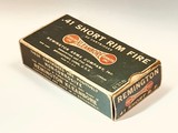 Remington UMC Kleanbore 41 Short Rimfire 50 Round Box Nice! - Image 4 of 8