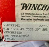 Winchester 1892 45 Colt 20" Limited 1 of 500 **New** Must See - 20 of 20