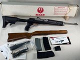 Ruger Mini-14 Stainless (1998) – ATI Folding Stock and Original Wood Stock - 1 of 17