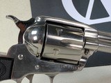 Pair of Custom Stainless 2008 Ruger New Vaqueros with Two Leather Belts & Holsters - 13 of 25