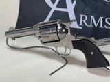 Pair of Custom Stainless 2008 Ruger New Vaqueros with Two Leather Belts & Holsters - 7 of 25