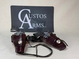 Pair of Custom Stainless 2008 Ruger New Vaqueros with Two Leather Belts & Holsters