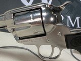 Pair of Custom Stainless 2008 Ruger New Vaqueros with Two Leather Belts & Holsters - 8 of 25