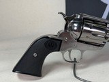 Pair of Custom Stainless 2008 Ruger New Vaqueros with Two Leather Belts & Holsters - 12 of 25