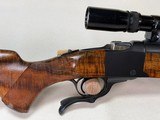 1972 Ruger No.1 .375 H&H Magnum Rifle w/ Burris 3-9X Scope - 10 of 17