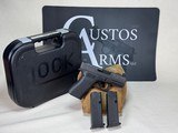 Glock G43X MOS 9mm – Black, Suppressor Sights, Unfired – 3 Mags, Box & Papers – One Owner - 1 of 7
