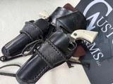 Exceptional Pair: Never Fired 2003 Consecutive Serial Number Ruger Vaquero Revolvers with Custom Double Holster - 17 of 23