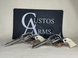 Exceptional Pair: Never Fired 2003 Consecutive Serial Number Ruger Vaquero Revolvers with Custom Double Holster - 1 of 23