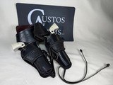 Exceptional Pair: Never Fired 2003 Consecutive Serial Number Ruger Vaquero Revolvers with Custom Double Holster - 15 of 23