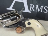 Exceptional Pair: Never Fired 2003 Consecutive Serial Number Ruger Vaquero Revolvers with Custom Double Holster - 6 of 23
