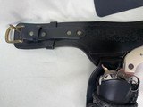 Exceptional Pair: Never Fired 2003 Consecutive Serial Number Ruger Vaquero Revolvers with Custom Double Holster - 21 of 23