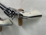 Exceptional Pair: Never Fired 2003 Consecutive Serial Number Ruger Vaquero Revolvers with Custom Double Holster - 13 of 23