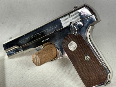 Colt M1908 Pocket Hammerless .380 Auto Nickel (1940–1941) – Very Nice w/ Minor Marks - Image 10 of 17