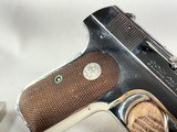 Colt M1908 Pocket Hammerless .380 Auto Nickel (1940–1941) – Very Nice w/ Minor Marks - Image 5 of 17