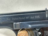 CZ Model 27 7.65mm Pistol (fnh Code, Post-War Assembly) - 2.75