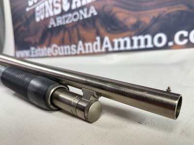 Mossberg 500A 12 Gauge Pump-Action Shotgun - Nickel Plated Marine - Image 7 of 17