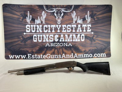 Mossberg 500A 12 Gauge Pump-Action Shotgun - Nickel Plated Marine - Image 11 of 17