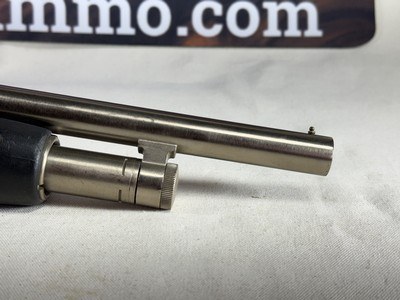 Mossberg 500A 12 Gauge Pump-Action Shotgun - Nickel Plated Marine - Image 6 of 17