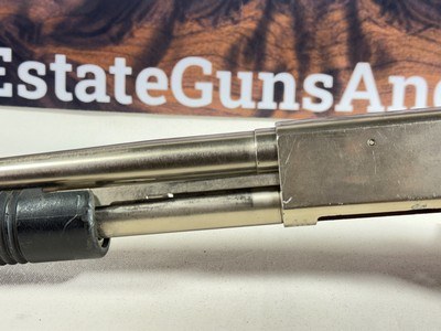 Mossberg 500A 12 Gauge Pump-Action Shotgun - Nickel Plated Marine - Image 14 of 17