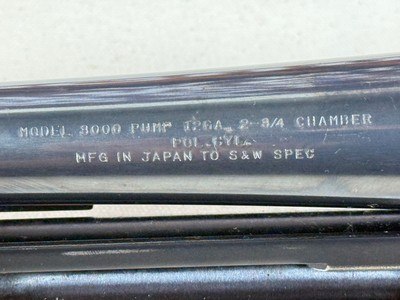 Smith & Wesson Model 3000 12 Gauge Pump-Action Shotgun - Howa Japan - Image 7 of 18