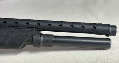 FABARM FP6 12 Gauge Tactical Pump-Action Shotgun - Carbon Fiber Finish w/ Folding Stock - Image 5 of 20